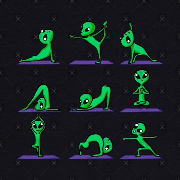 Alien Yoga by huebucket